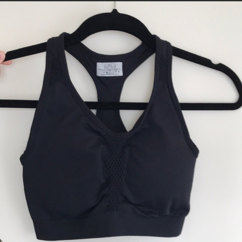 Black athletes sports bra